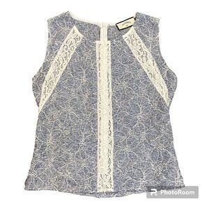 Joompy lace sleeveless top